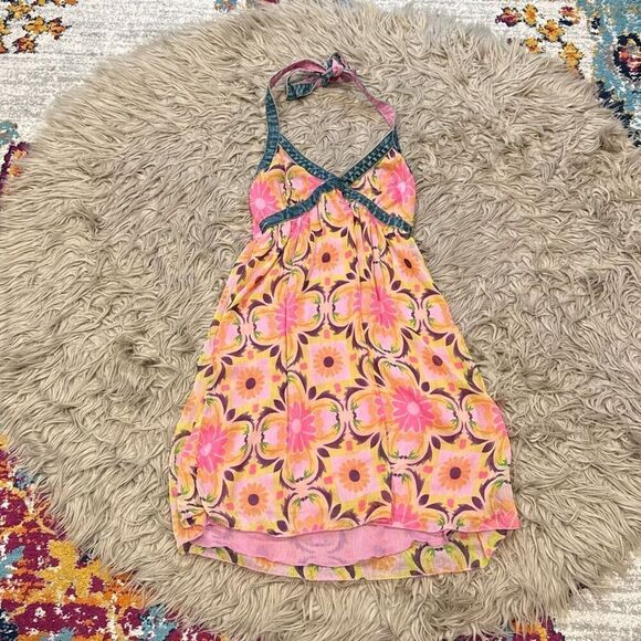 Only limitless colorful halter dress size medium - Picture 1 of 5